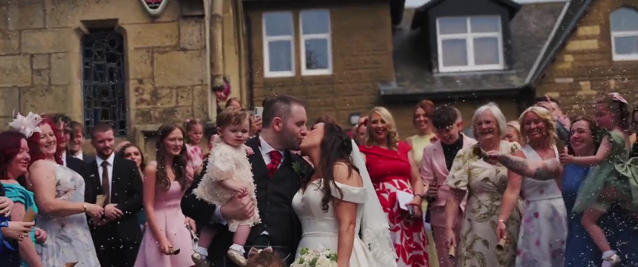 Still frame from the 2026 wedding showreel